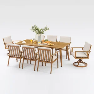 Seehill 9 Pieces Patio Furniture Outdoor Set