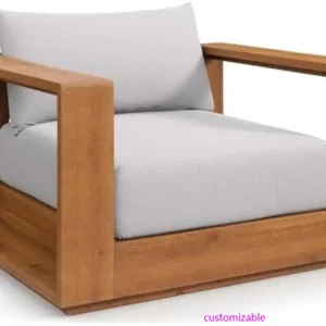 Tahoe Acacia Wood Outdoor Patio Chair