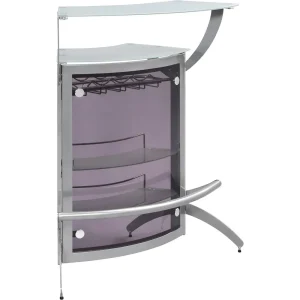 Home Bar Cabinet with Wine Rack