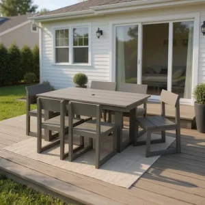 7-Pc Weather-Resistant Outdoor Dining Set