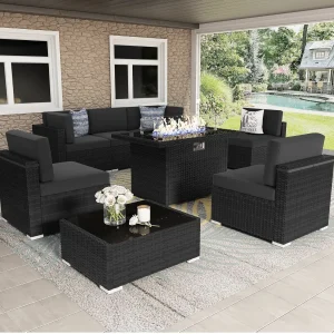 8 Pieces Patio Furniture Set